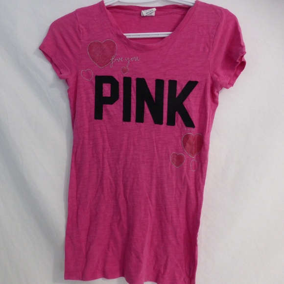 Pink By Victoria's Secret xs extra small tee